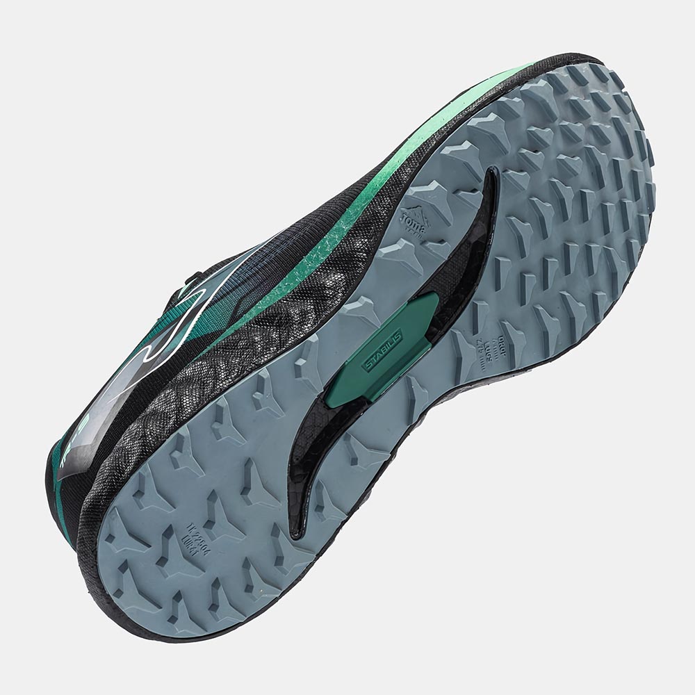 ZAPATILLAS TRAIL RUNNING TR-9 2601  NEGRO VERDE MENTA - 5