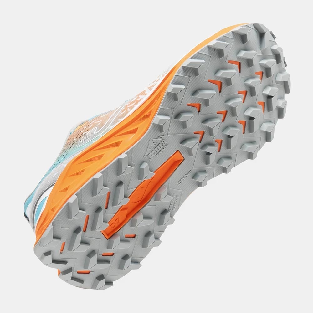 ZAPATILLAS TRAIL RUNNING TUNDRA LADY 2616 CELESTE GRIS NARANJA - 3