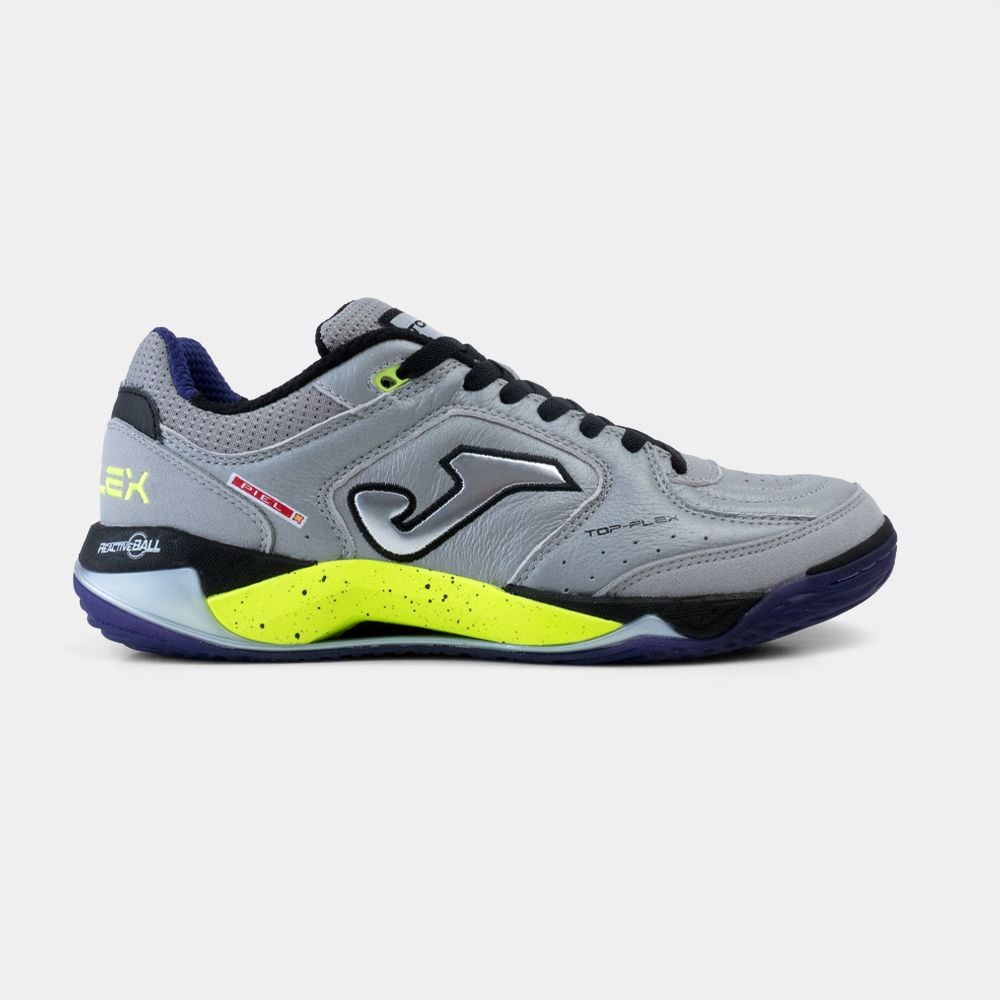 ZAPATILLAS FUTBOL SALA TOP FLEX PLUS 2612 IN GRIS NEGRO - 1