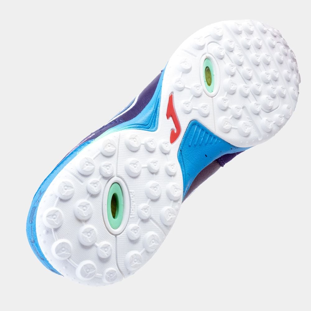 ZAPATILLAS FUTBOL SALA TOP FLEX 2619 TF MORADO CELESTE - 2