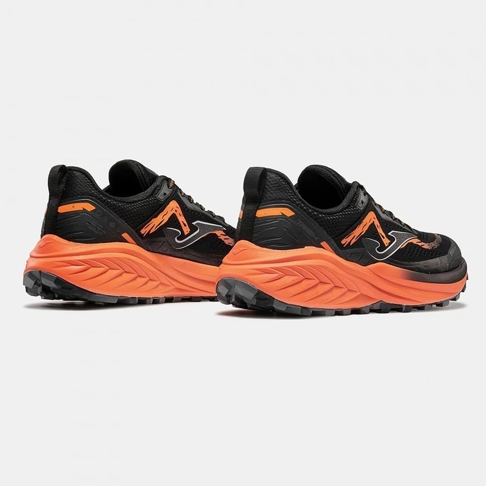 ZAPATILLAS TRAIL RUNNING TREK MEN 2601 NEGRO NARANJA - 3