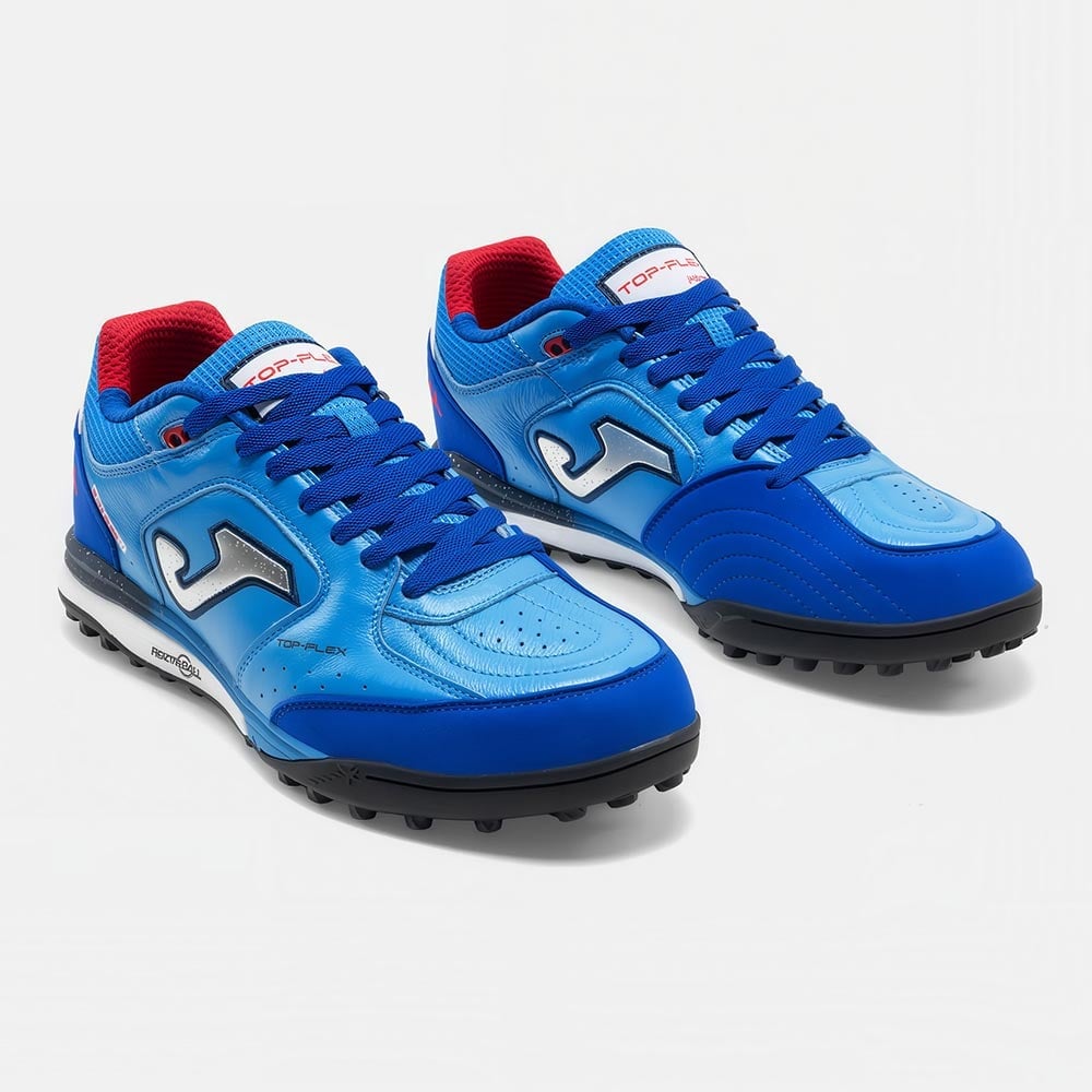 ZAPATILLAS FUTBOL TOP FLEX REBOUND 2605 TF CELESTE AZUL ROYAL - 2