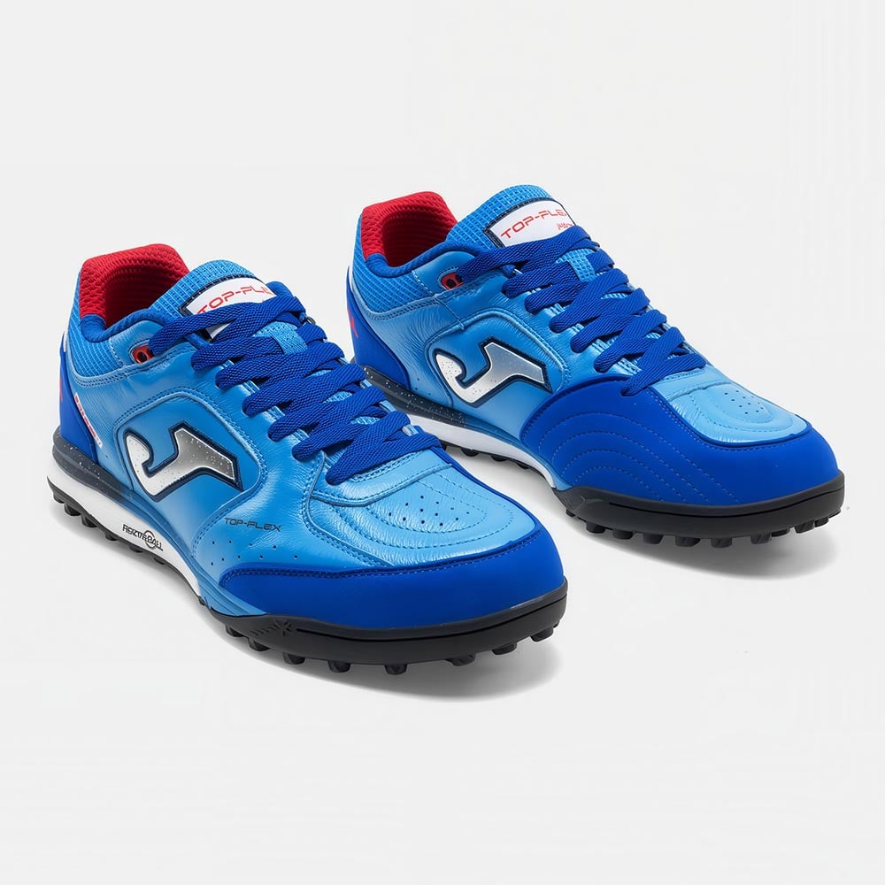 ZAPATILLAS FUTBOL TOP FLEX REBOUND 2605 TF CELESTE AZUL ROYAL - 2