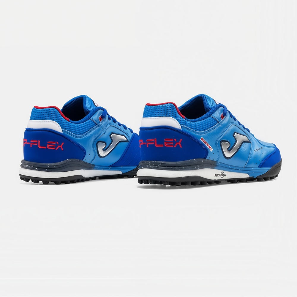 ZAPATILLAS FUTBOL TOP FLEX REBOUND 2605 TF CELESTE AZUL ROYAL - 3