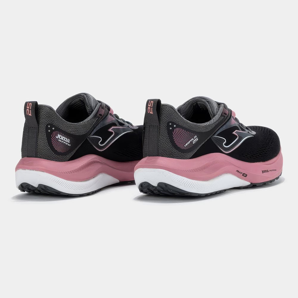 ZAPATILLAS RUNNING HISPALIS LADY 2601 NEGRO ROSADO - 3