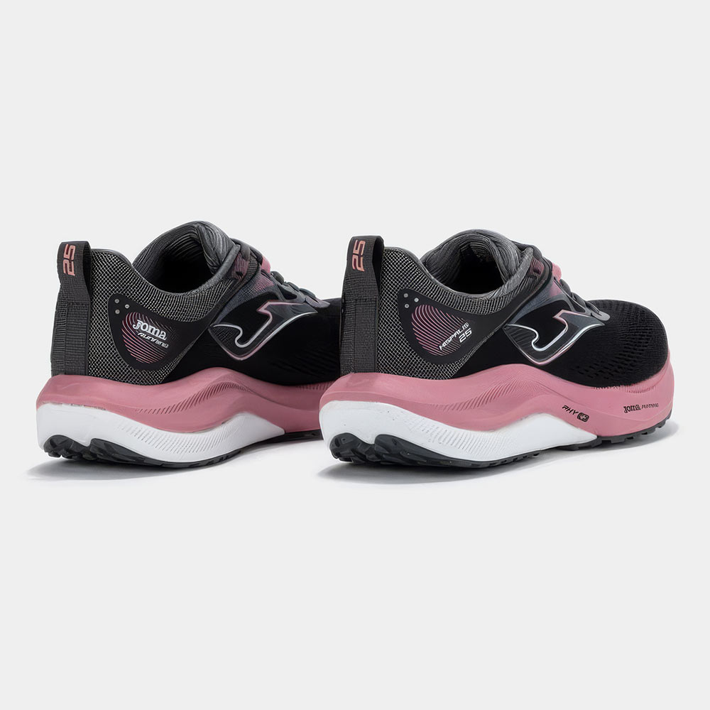 ZAPATILLAS RUNNING HISPALIS LADY 2601 NEGRO ROSADO - 3