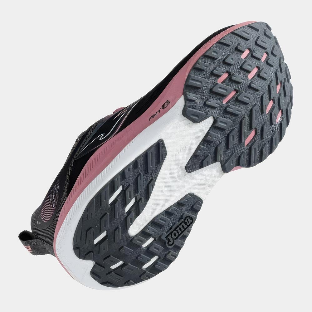 ZAPATILLAS RUNNING HISPALIS LADY 2601 NEGRO ROSADO - 5
