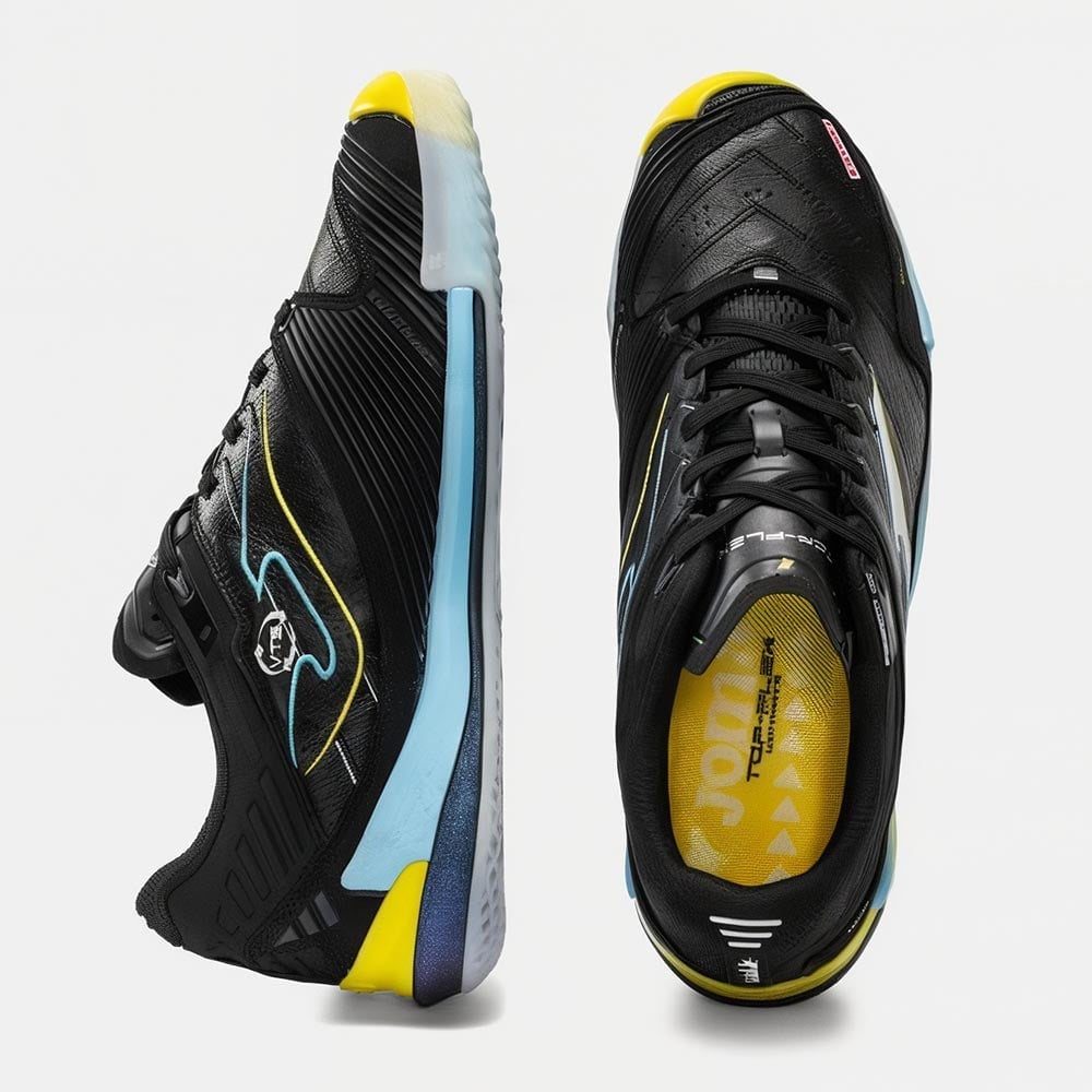 ZAPATILLAS FUTBOL SALA TOP FLEX ULTIMATE 2601 IN NEGRO CELESTE - 4