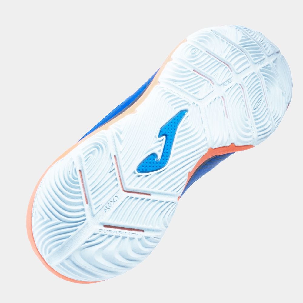 ZAPATILLAS FUTBOL SALA LIGA 5 2604 IN AZUL ROYAL NARANJA - 2