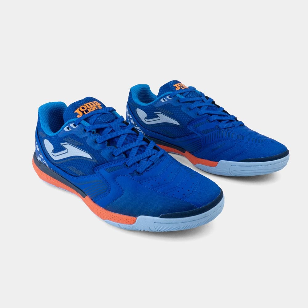 ZAPATILLAS FUTBOL SALA LIGA 5 2604 IN AZUL ROYAL NARANJA - 3