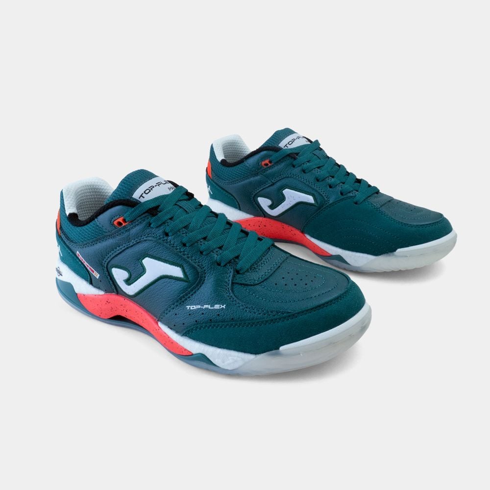 ZAPATILLAS FUTBOL SALA TOP FLEX PLUS 2617 IN VERDE PETRÓLEO - 3