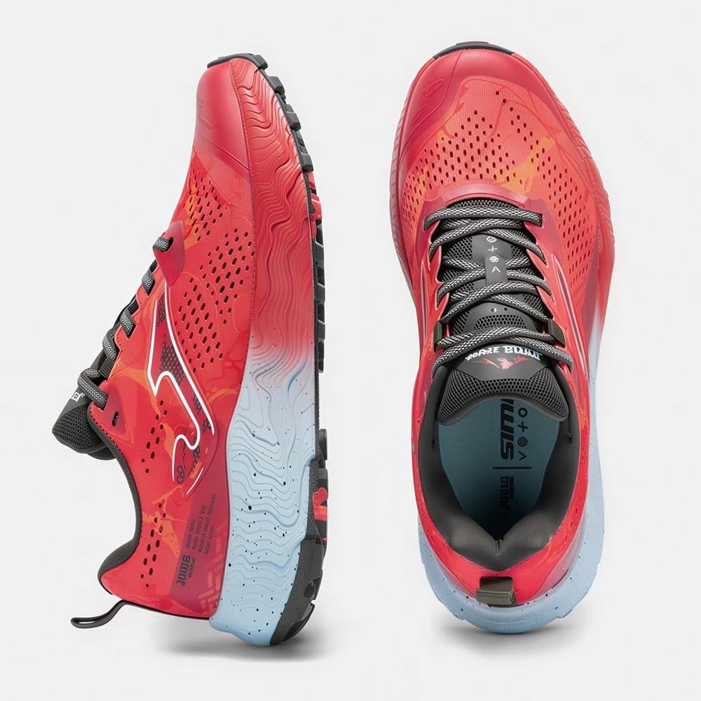 ZAPATILLAS TRAIL RUNNING SIMA 2606 ROJO - 4