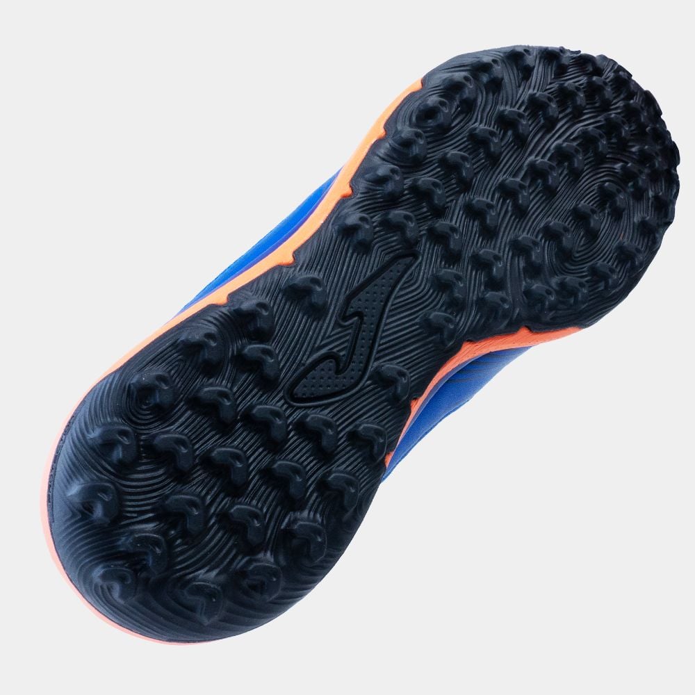 ZAPATILLAS FUTBOL SALA LIGA 5 2604 TF AZUL ROYAL NARANJA - 2