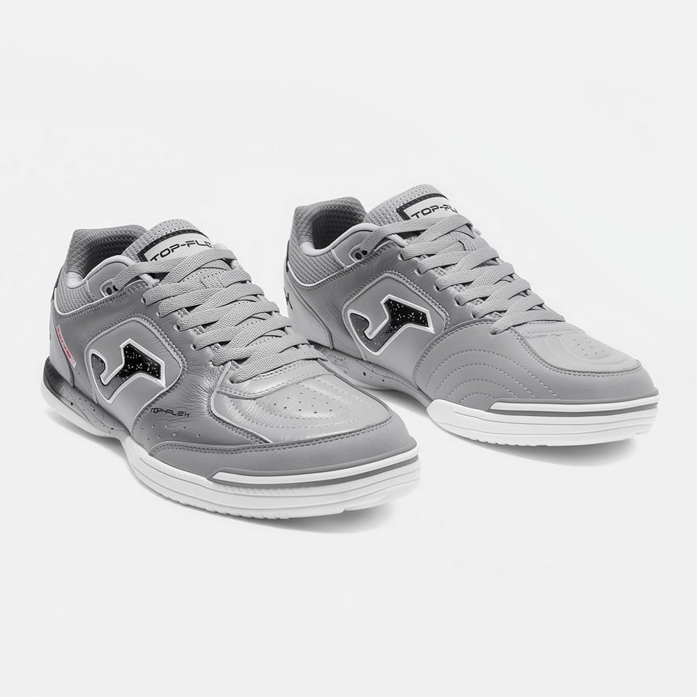 ZAPATILLAS FUTBOL SALA TOP FLEX JR 2612 IN GRIS PLATA - 2