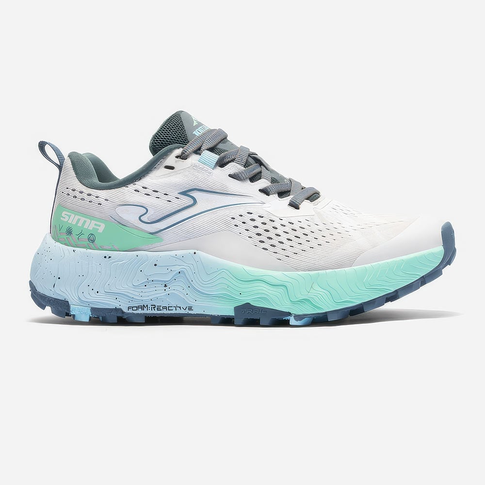 ZAPATILLAS TRAIL RUNNING SIMA LADY 2602 BLANCO VERDE - 1