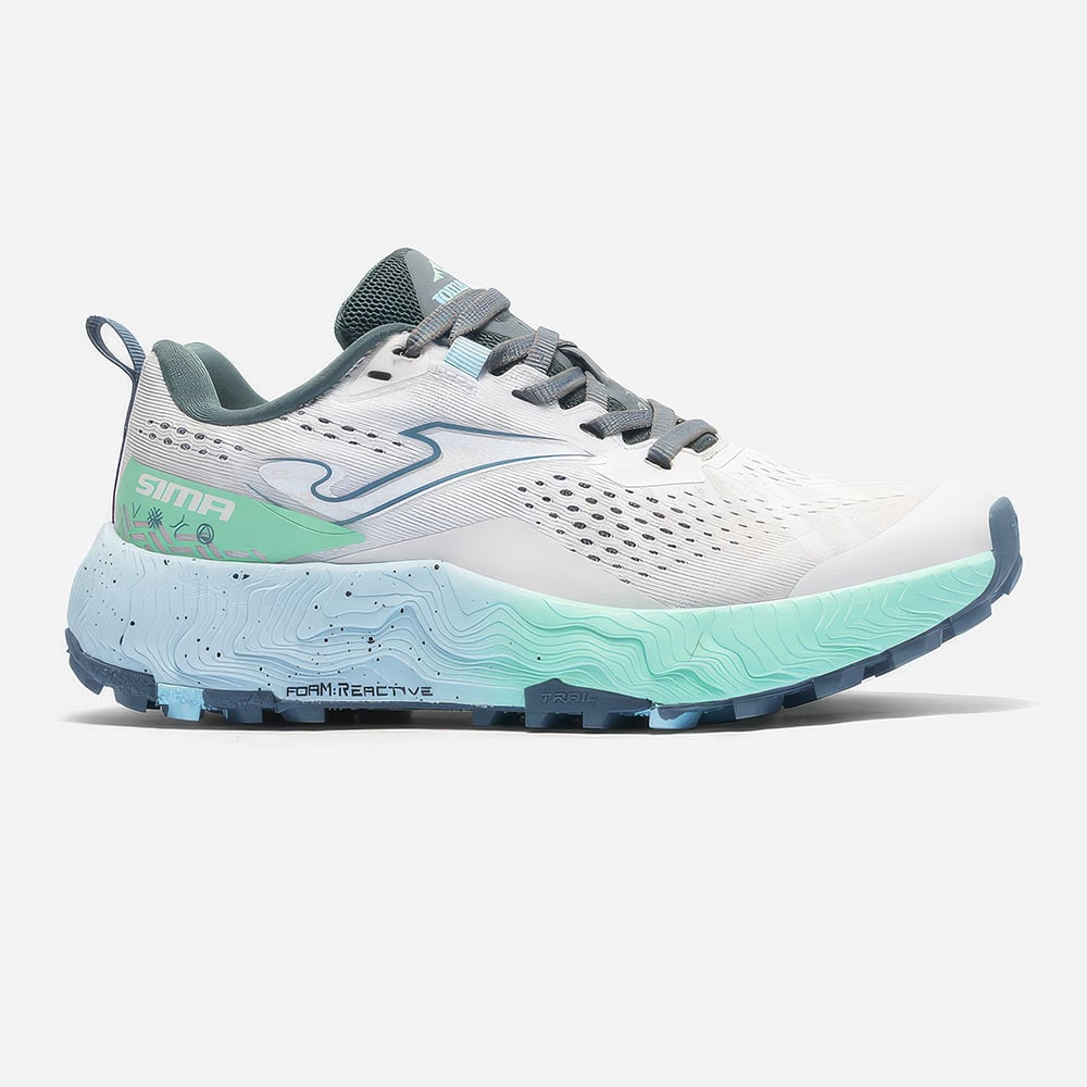 ZAPATILLAS TRAIL RUNNING SIMA LADY 2602 BLANCO VERDE - 1