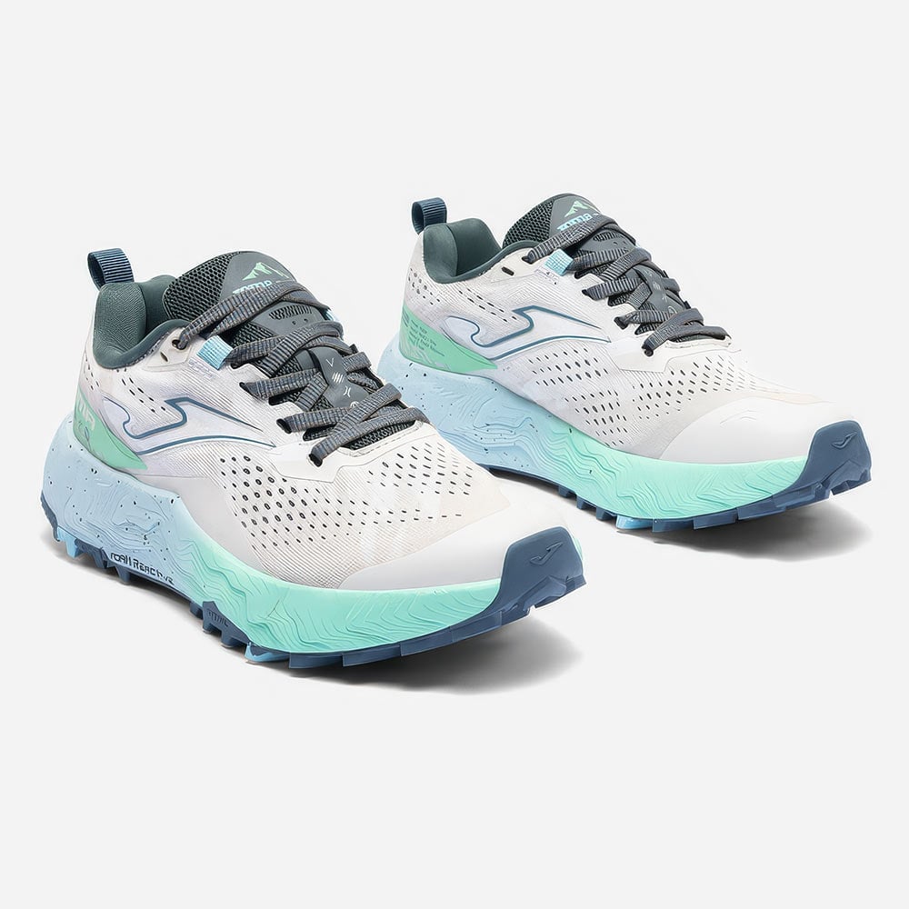 ZAPATILLAS TRAIL RUNNING SIMA LADY 2602 BLANCO VERDE - 2