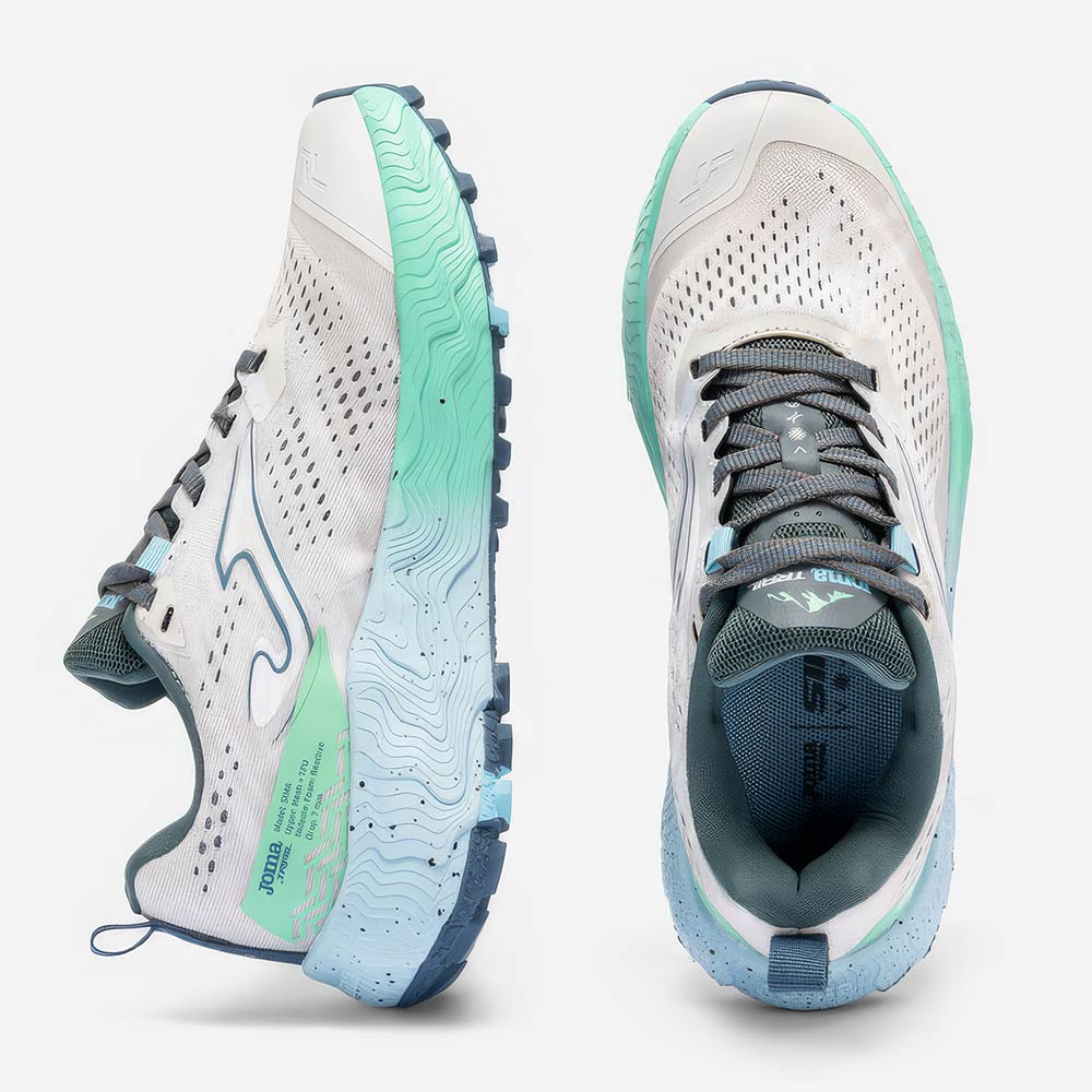 ZAPATILLAS TRAIL RUNNING SIMA LADY 2602 BLANCO VERDE - 4