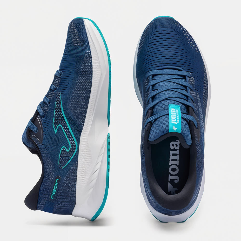 ZAPATILLAS RUNNING NEON MEN 2533 AZUL MARINO - 4