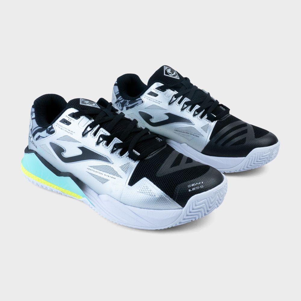 ZAPATILLAS PADEL SPIN MEN 2612 NEGRO GRIS - 2