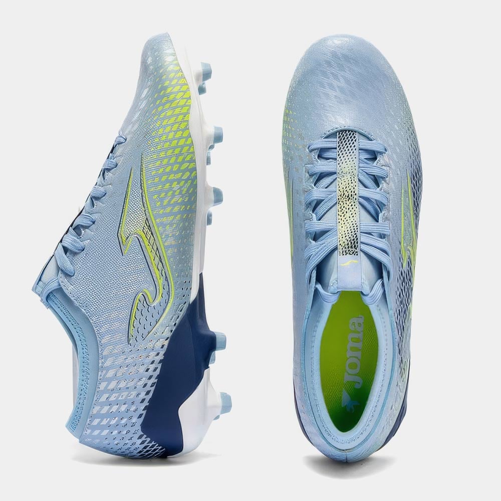 ZAPATILLAS FUTBOL SALA GOL 2605 FG CELESTE VERDE - 4