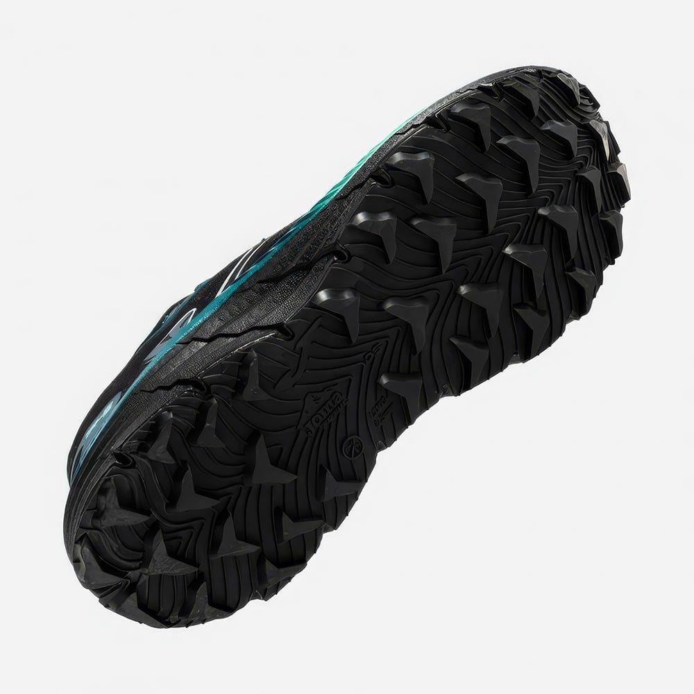 ZAPATILLAS TRAIL RUNNING TR-5 2601 NEGRO VERDE TURQUESA - 5