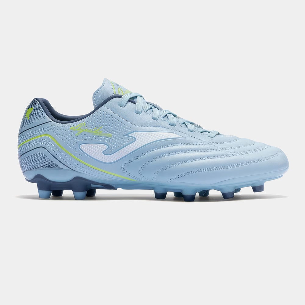 ZAPATILLAS FUTBOL AGUILA 2627 FG CELESTE VERDE - 1