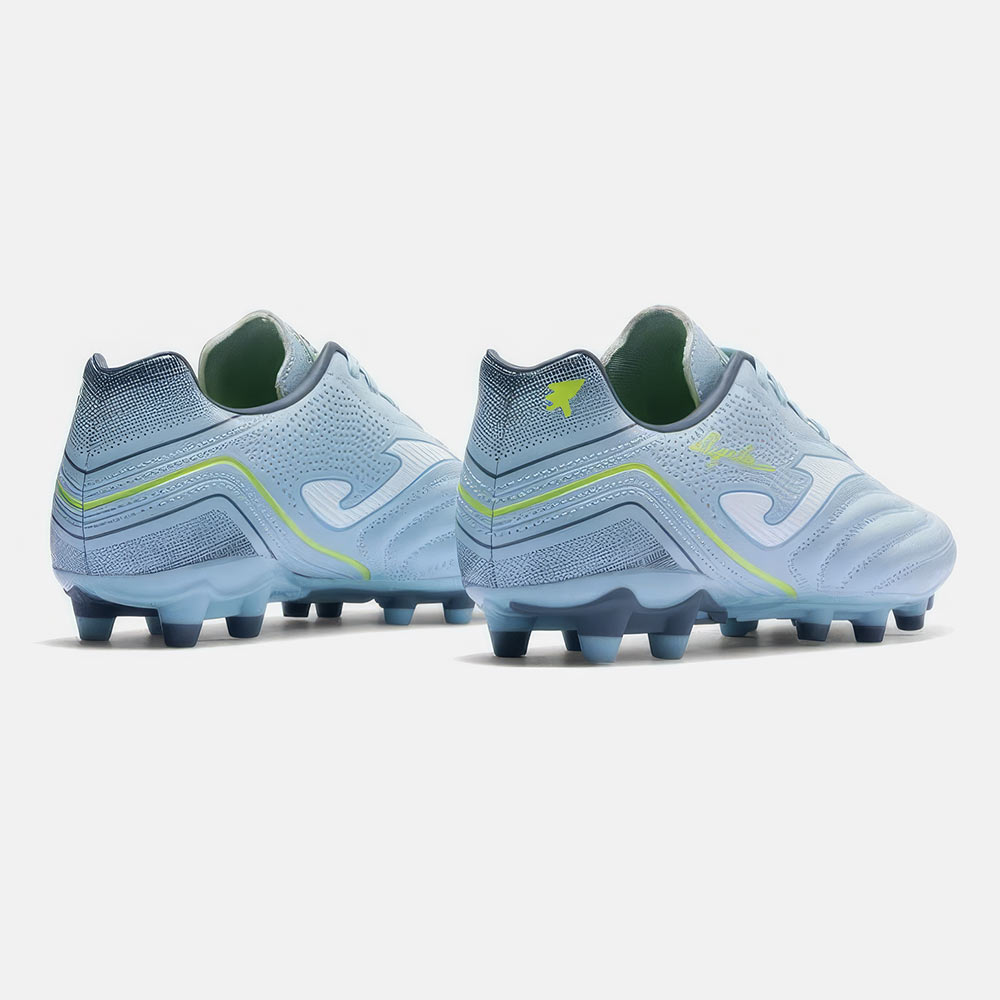 ZAPATILLAS FUTBOL AGUILA 2627 FG CELESTE VERDE - 3