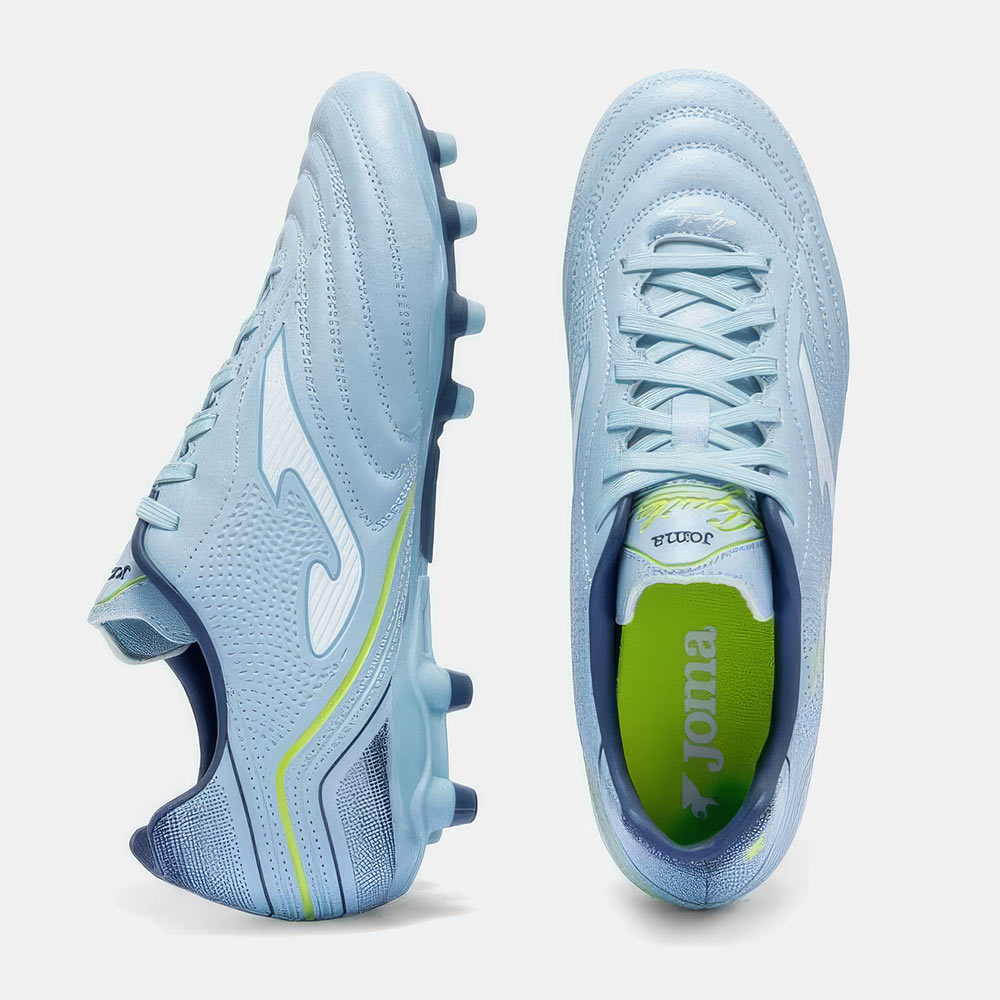 ZAPATILLAS FUTBOL AGUILA 2627 FG CELESTE VERDE - 4