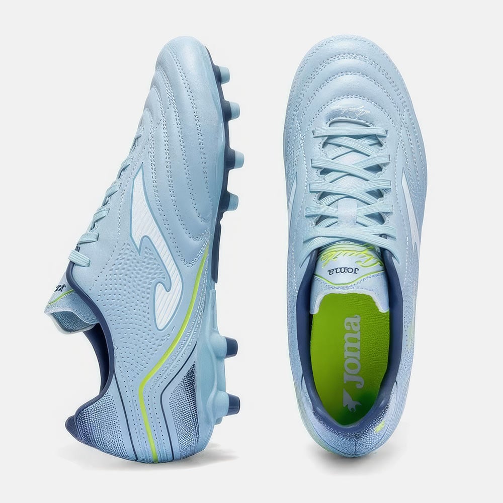 ZAPATILLAS FUTBOL AGUILA 2627 FG CELESTE VERDE - 4