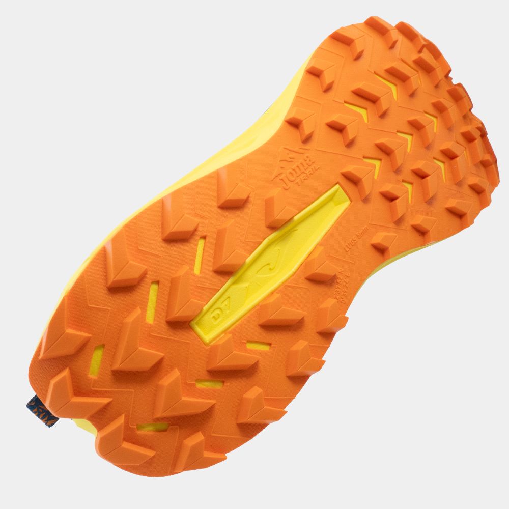 ZAPATILLAS TRAIL RUNNING TUNDRA 2617 VERDE PETRÓLEO AMARILLO NARANJA - 2