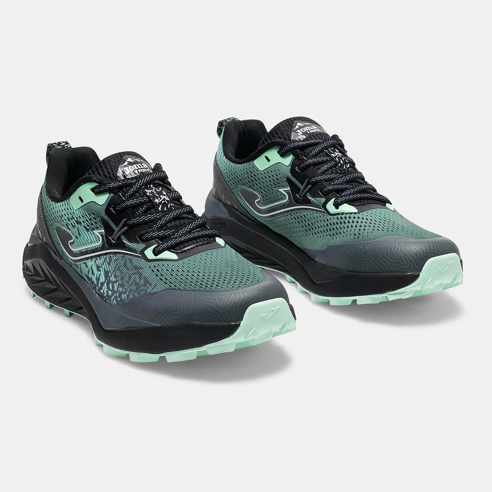 ZAPATILLAS TRAIL RUNNING TUNDRA LADY 2615 NEGRO VERDE MENTA - 2