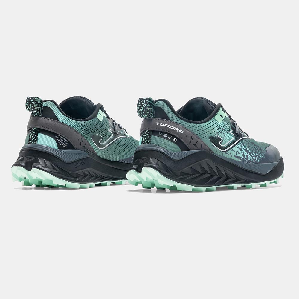 ZAPATILLAS TRAIL RUNNING TUNDRA LADY 2615 NEGRO VERDE MENTA - 3