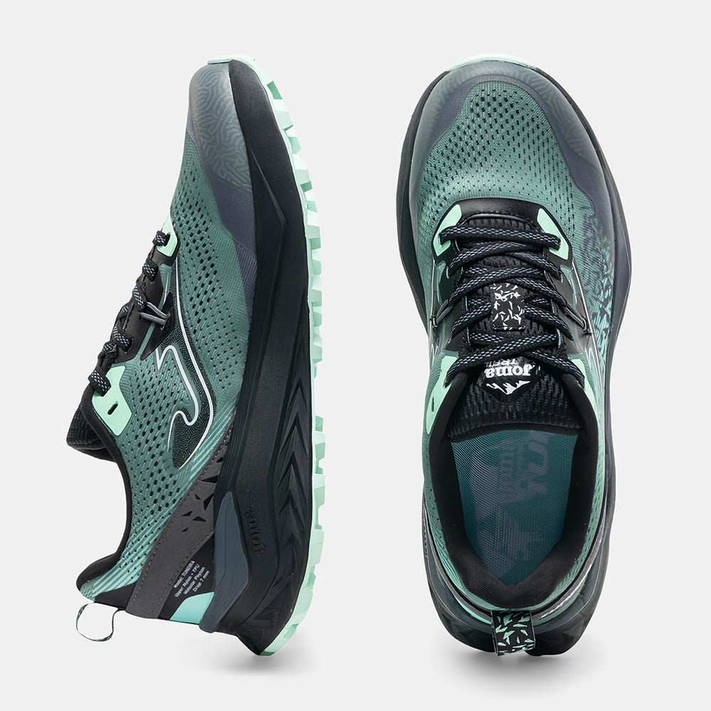 ZAPATILLAS TRAIL RUNNING TUNDRA LADY 2615 NEGRO VERDE MENTA - 4