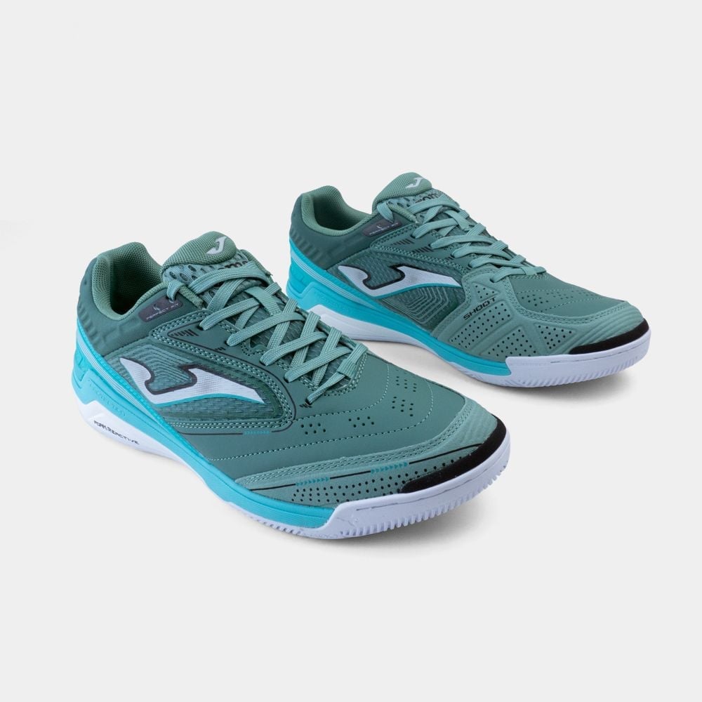 ZAPATILLAS FUTBOL SALA GAMBETA 2623 IN VERDE PETRÓLEO CELESTE - 3