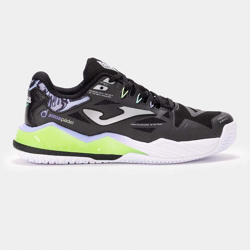 ZAPATILLAS PADEL SPIN LADY 2601 NEGRO - 1