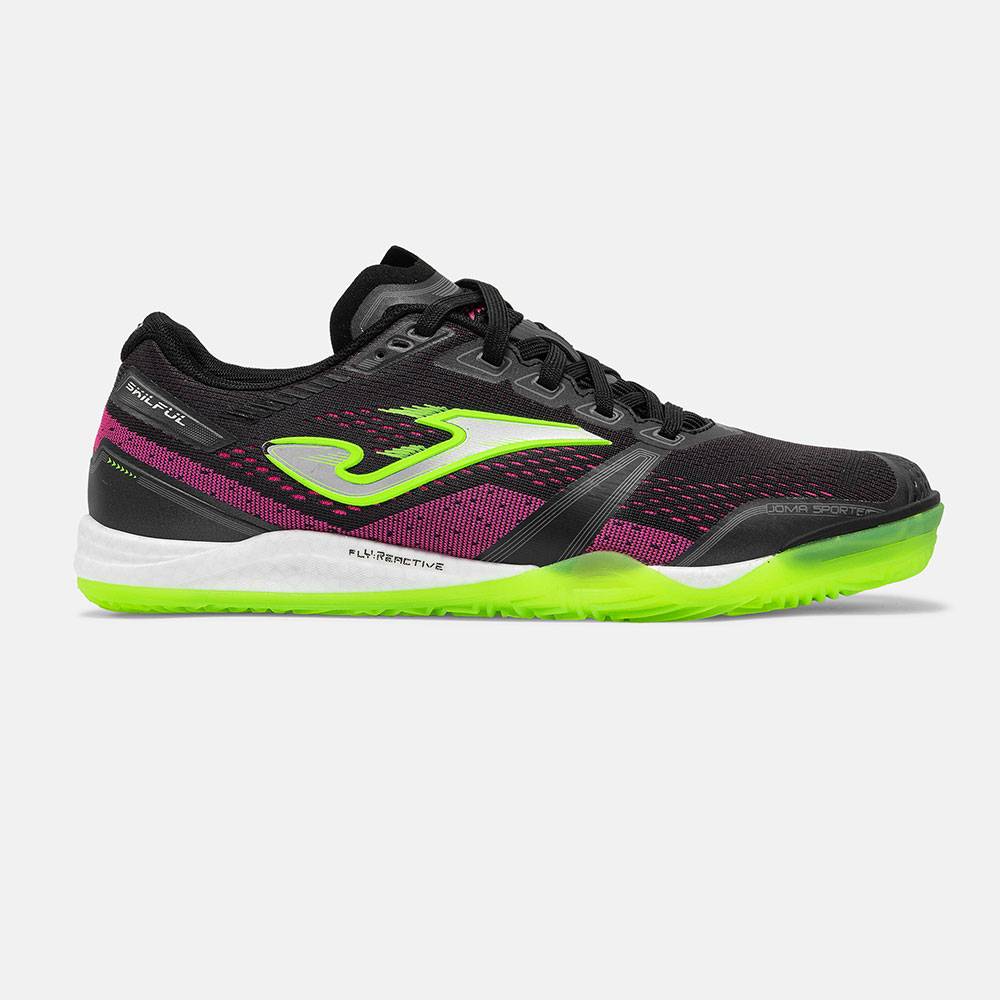 ZAPATILLAS FUTBOL SALA SKILFUL 2601 IN NEGRO FUCSIA - 1