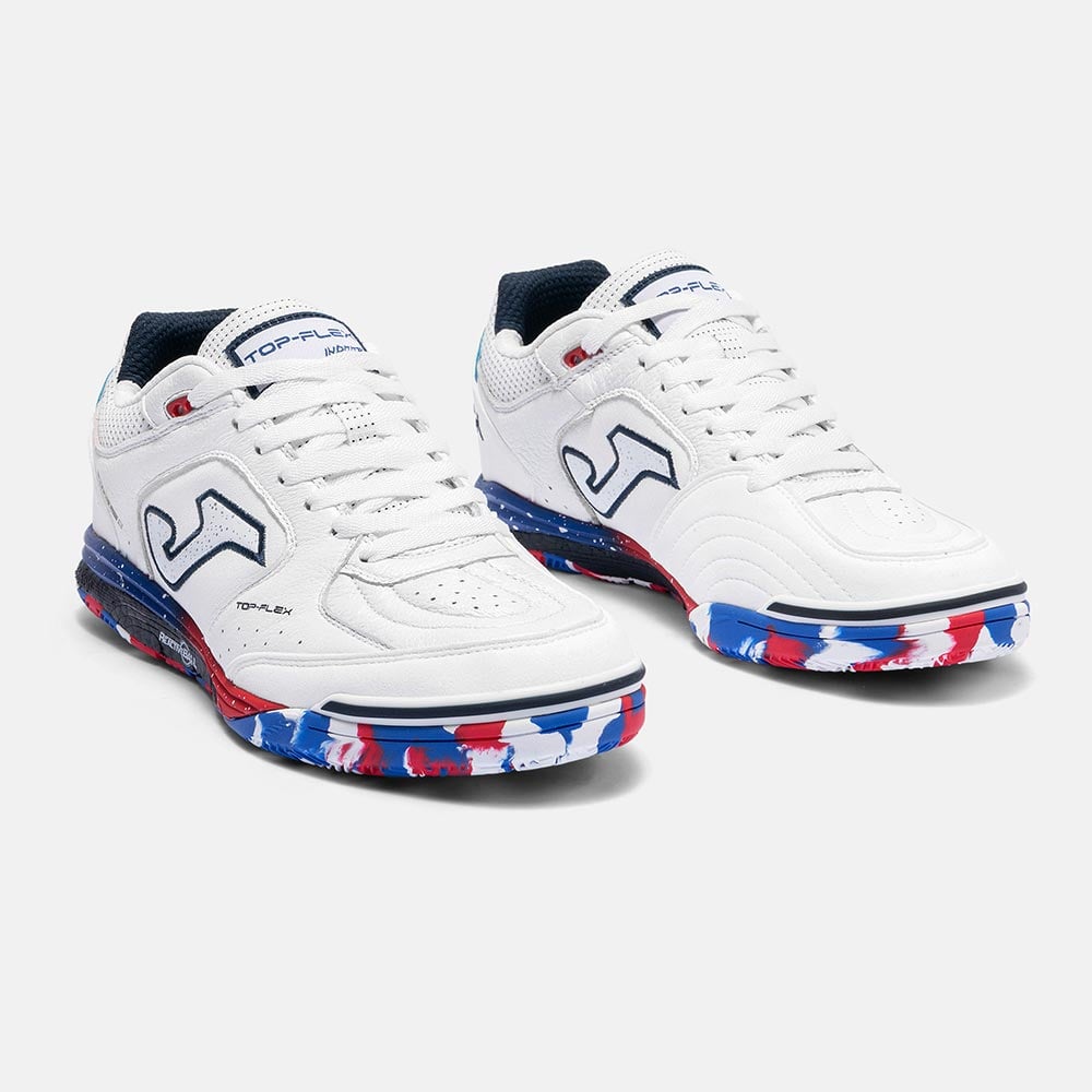 ZAPATILLAS FUTBOL SALA TOP FLEX REBOUND 2602 IN BLANCO MULTICOLOR - 2