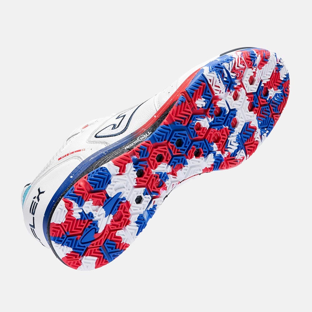 ZAPATILLAS FUTBOL SALA TOP FLEX REBOUND 2602 IN BLANCO MULTICOLOR - 5