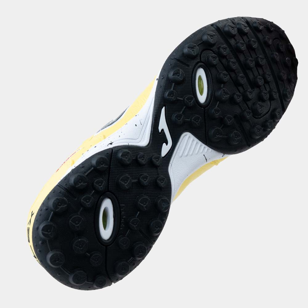 ZAPATILLAS FUTBOL TOP FLEX 2628 TF AMARILLO NEGRO - 3