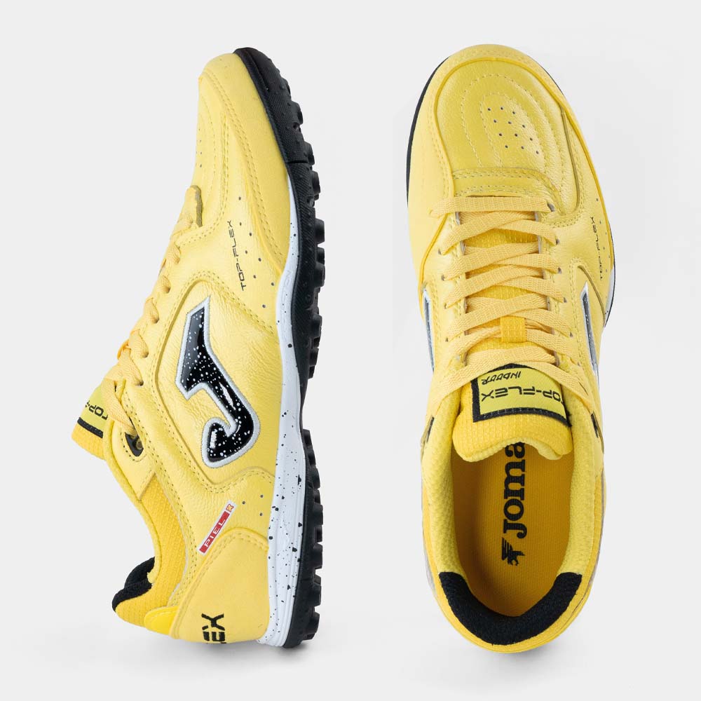 ZAPATILLAS FUTBOL TOP FLEX 2628 TF AMARILLO NEGRO - 4