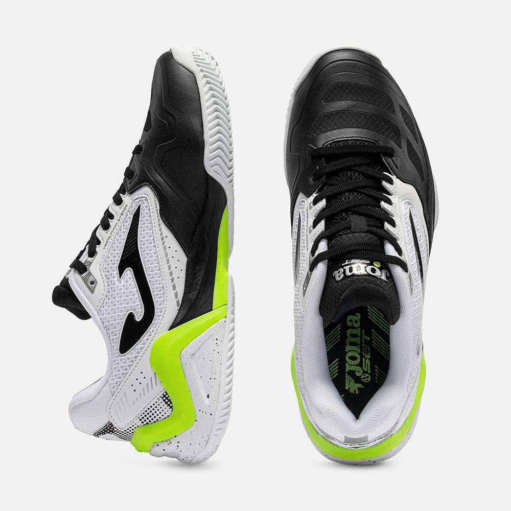 ZAPATILLAS TENNIS SET MEN 2632 C BLANCO NEGRO - 4
