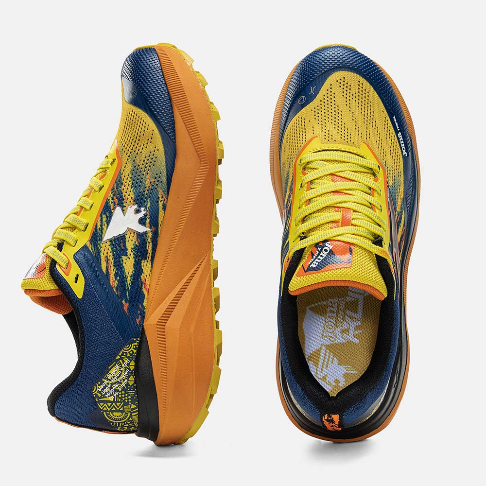 ZAPATILLAS TRAIL RUNNING KUBOR 2618 ORO - 4