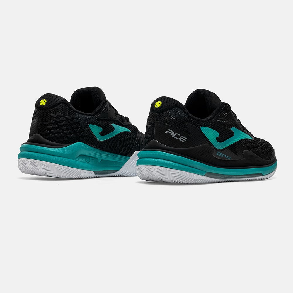 ZAPATILLAS TENIS ACE MEN 2501 C NEGRO VERDE - 3