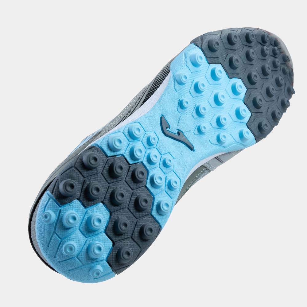 ZAPATILLAS FUTBOL DRIBLING 2612 TF GRIS CELESTE - 2