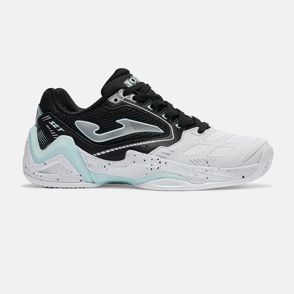ZAPATILLAS TENNIS SET LADY 2621  BLANCO NEGRO - 1