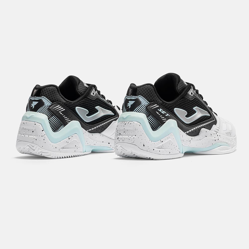 ZAPATILLAS TENNIS SET LADY 2621  BLANCO NEGRO - 3