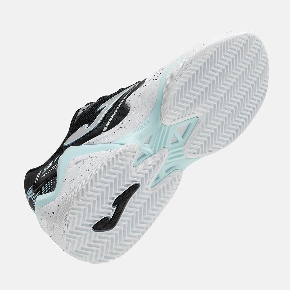 ZAPATILLAS TENNIS SET LADY 2621  BLANCO NEGRO - 5