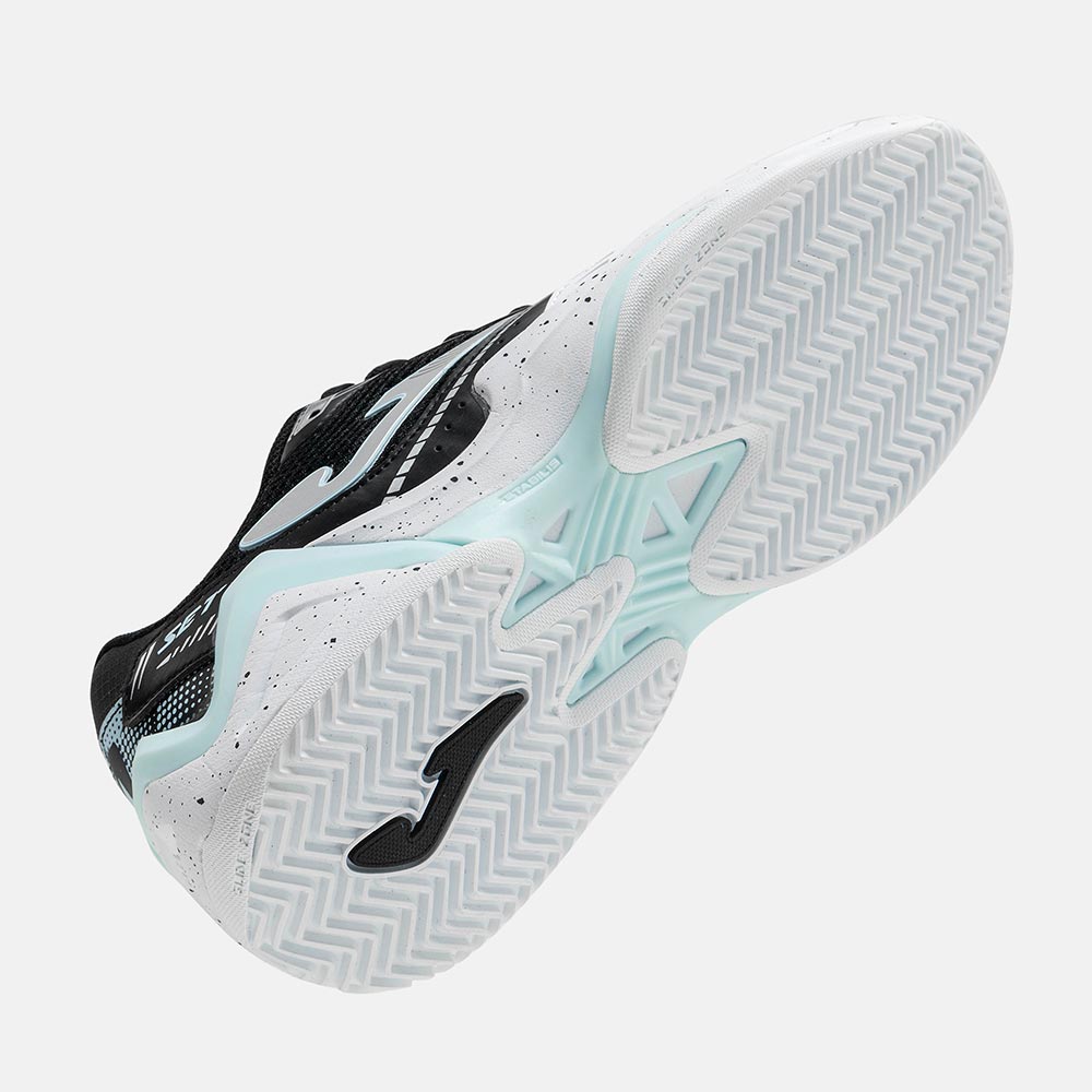 ZAPATILLAS TENNIS SET LADY 2621  BLANCO NEGRO - 5