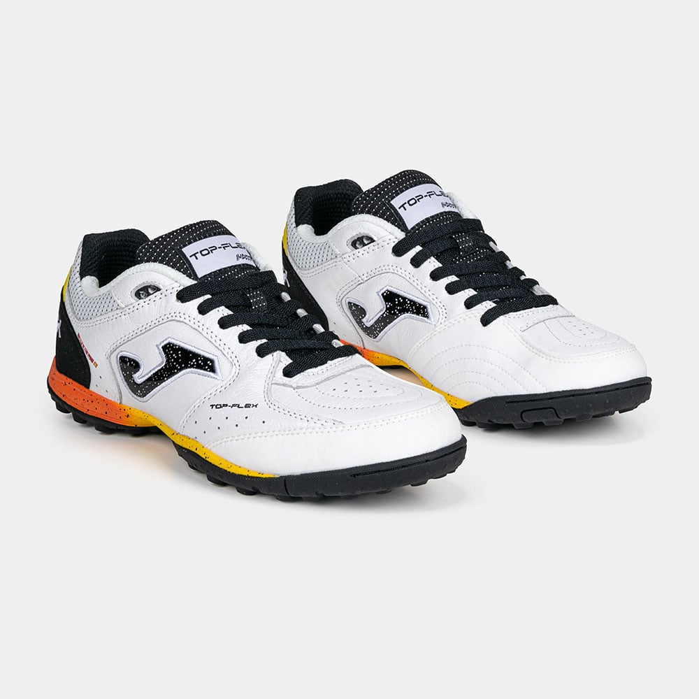 ZAPATILLAS FUTBOL TOP FLEX 2632 TF BLANCO NEGRO - 2